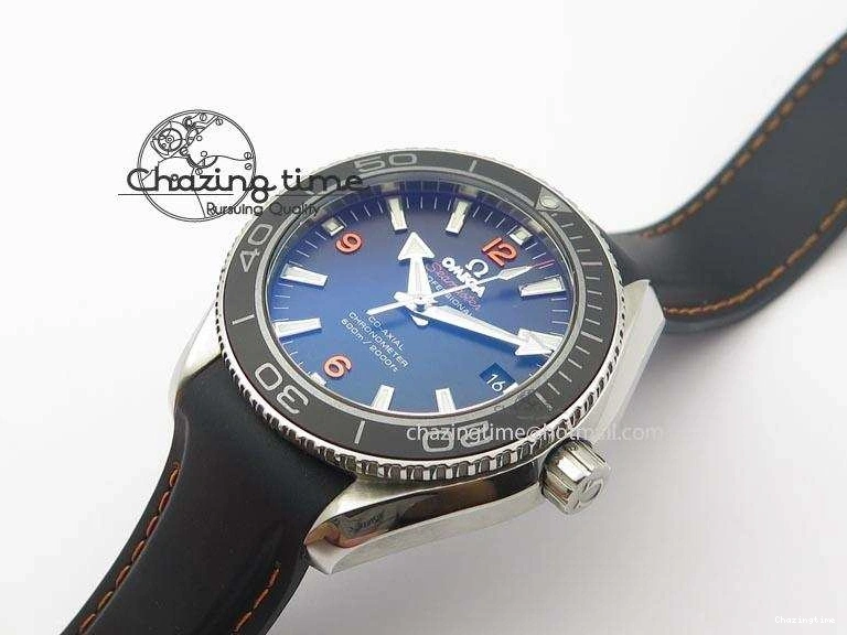 0327 Planet Ocean SS Bp Maker 45mm Black Bezel Orange Numbers On Black Rubber Strap A Popular 8220